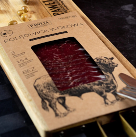 Polędwica wołowa  dojrzewająca plastry 65 g
