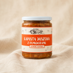 Kapusta duszona z pomidorami 500 g