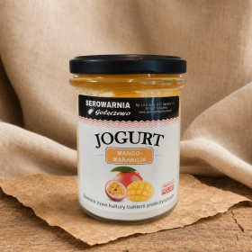 Jogurt z żywymi kulturami bakterii - mango i marakuja (180 g)