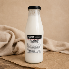 Kefir wiejski z mleka pełnego (butelka 0,5 l)