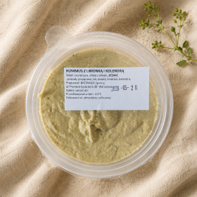 Hummus z limonką i kolendrą