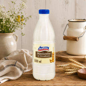 Maślanka naturalna ze Strzałkowa (1 l)