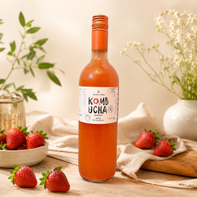 Kombucha truskawkowa 750ml 
