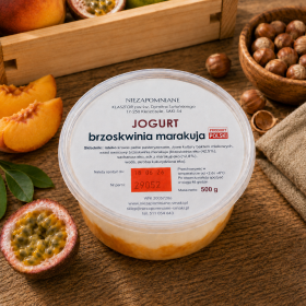 Jogurt brzoskwinia marakuja (opakowanie 500 g)