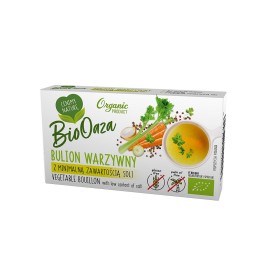 Bulion warzywny z minimalną zawartością soli BIO wegański 60 g