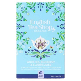 Herbata White Tea Blueberry & Elderflower English Tea Shop 40 g